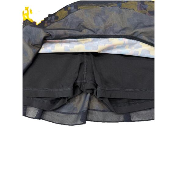 Sofibella UV Colors Doubles 13 in Women’s Small Skort Pickleball Tennis Yellow - Picture 4 of 6